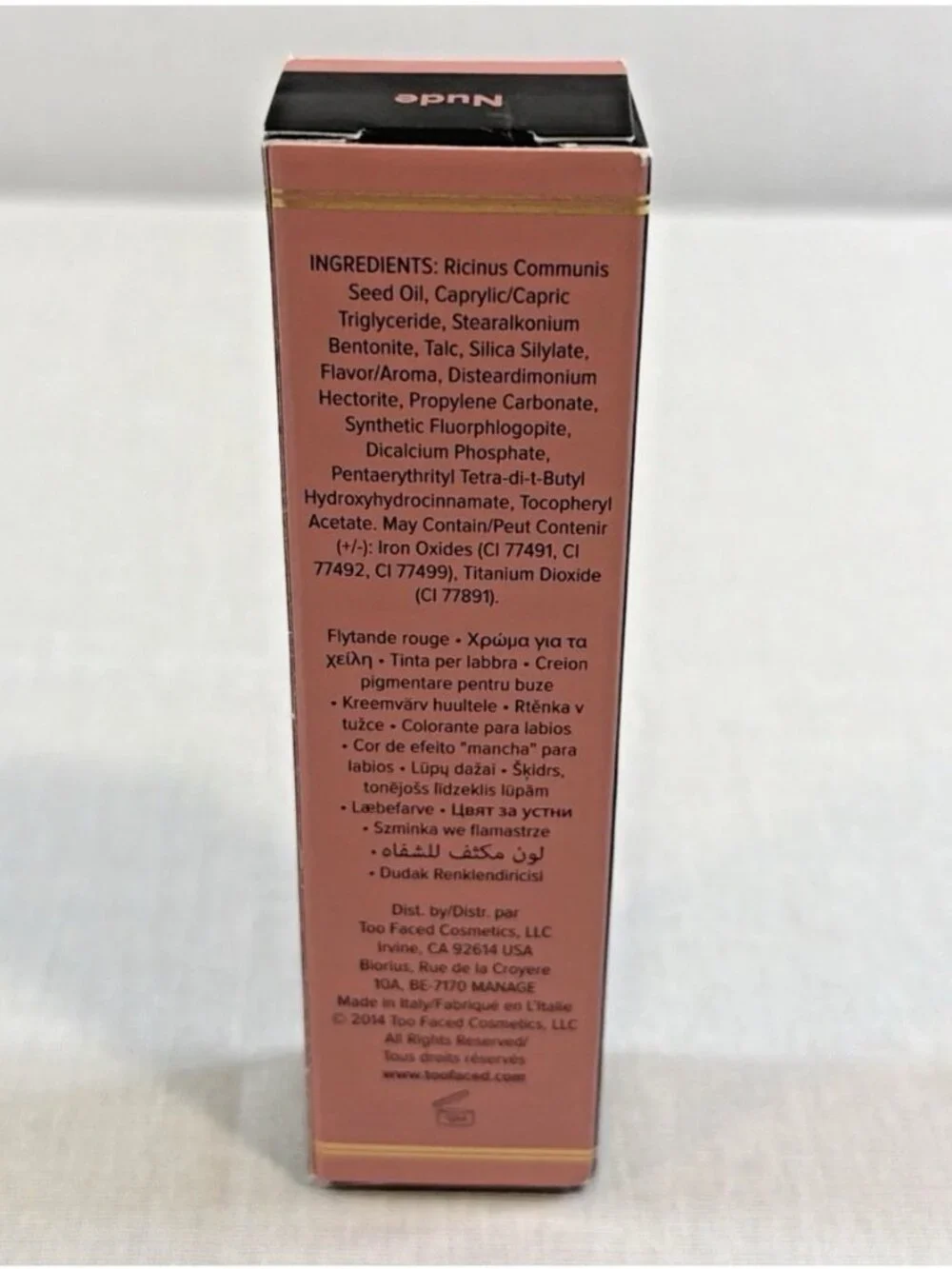 Too Faced Melted Liquified Long Wear Lipstick NUDE 2014 RARE